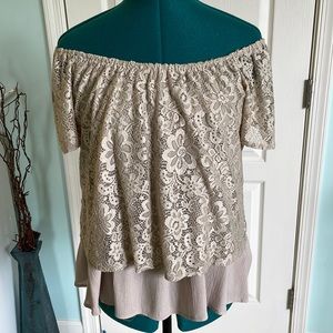 Off the shoulder top